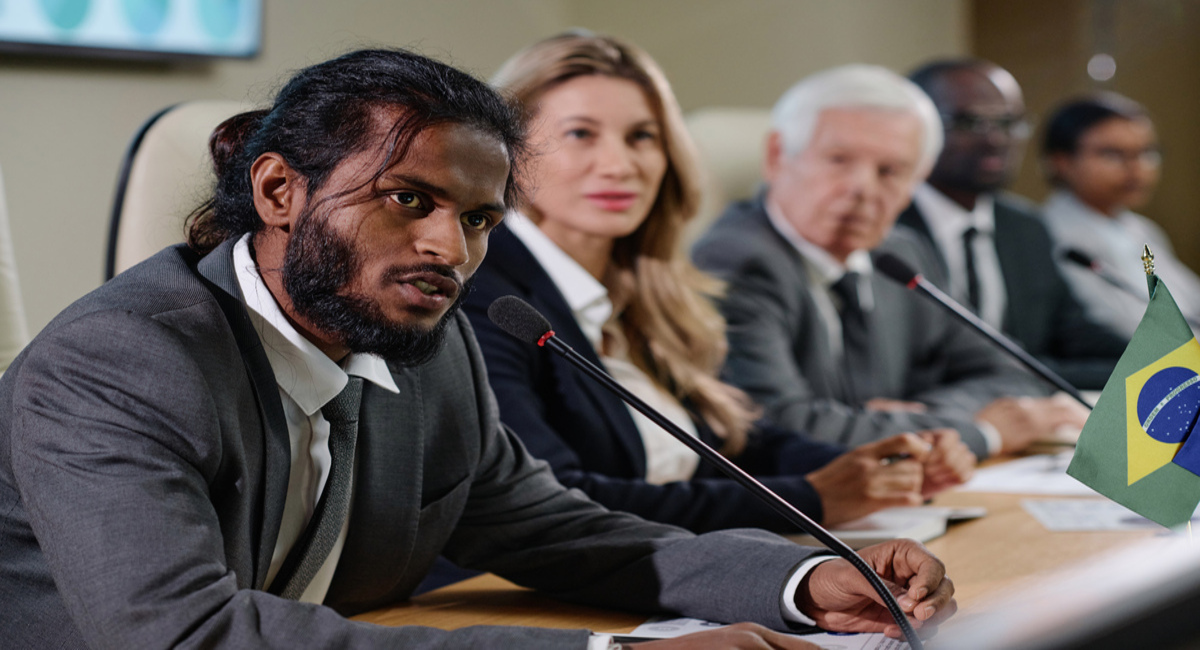 people giving an interview at co