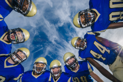 low angle portrait of teenage an