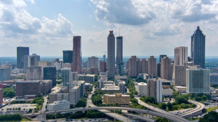the atlanta georgia skyline 2025