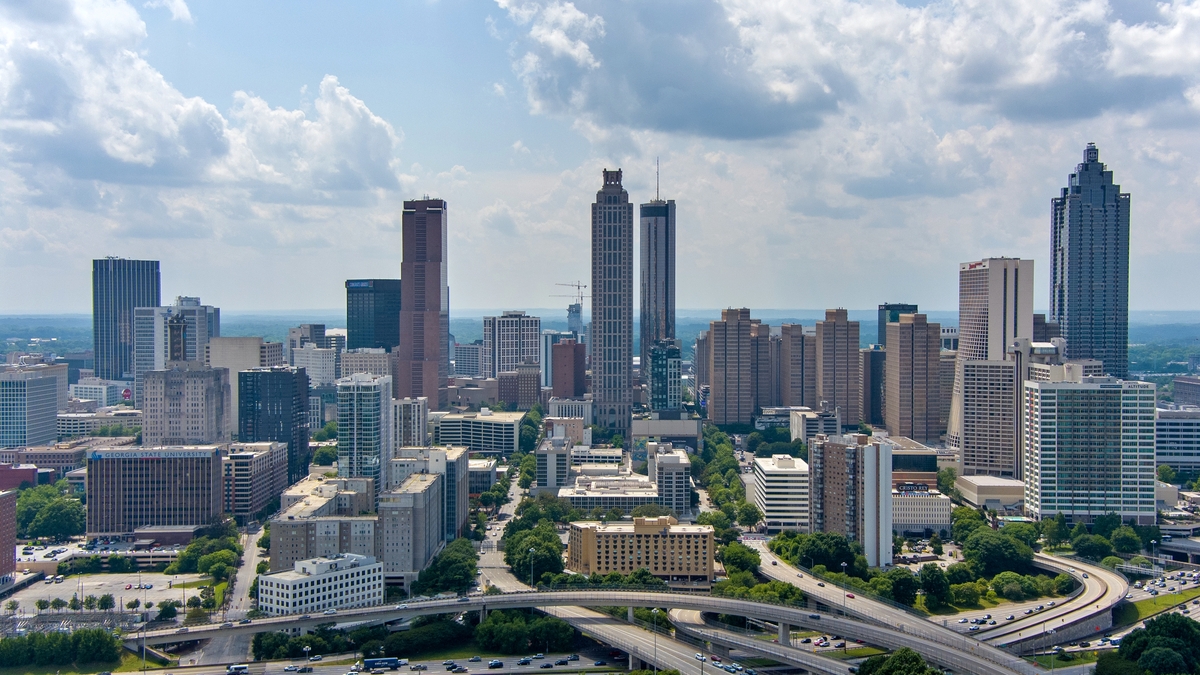 the atlanta georgia skyline 2025