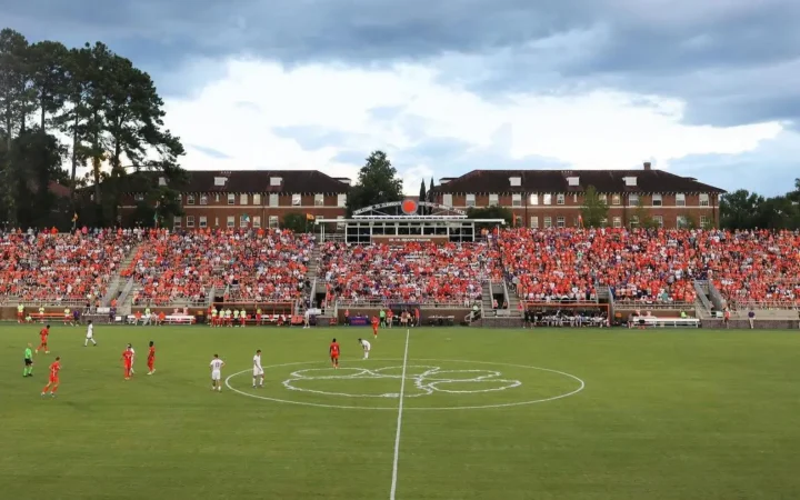 college soccer player