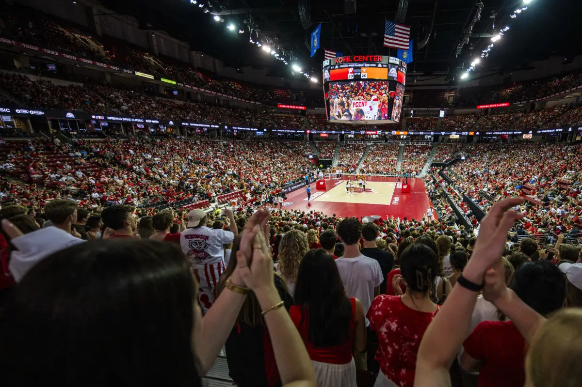 college sports athlete in action