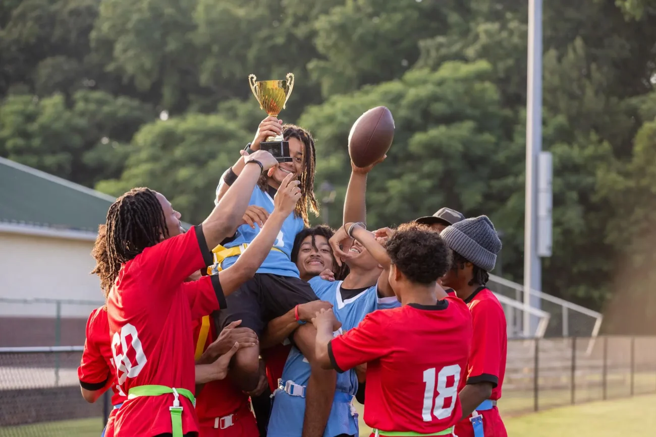 best 7v7 flag football teams action