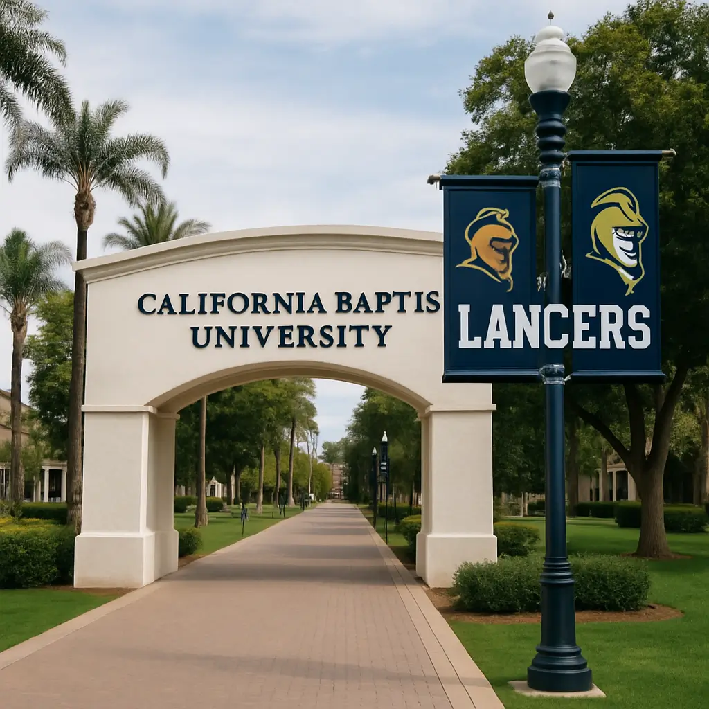 college athlete promoting local business