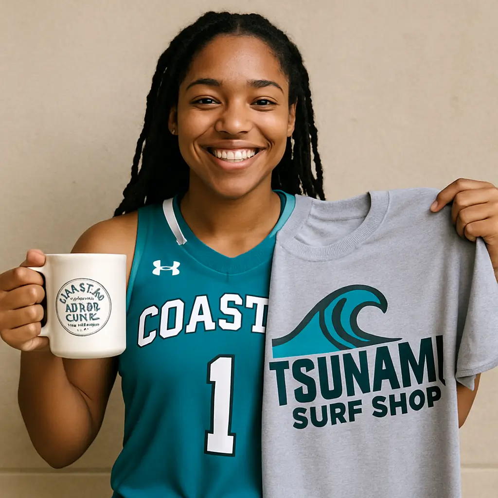 Coastal Carolina athlete promoting local