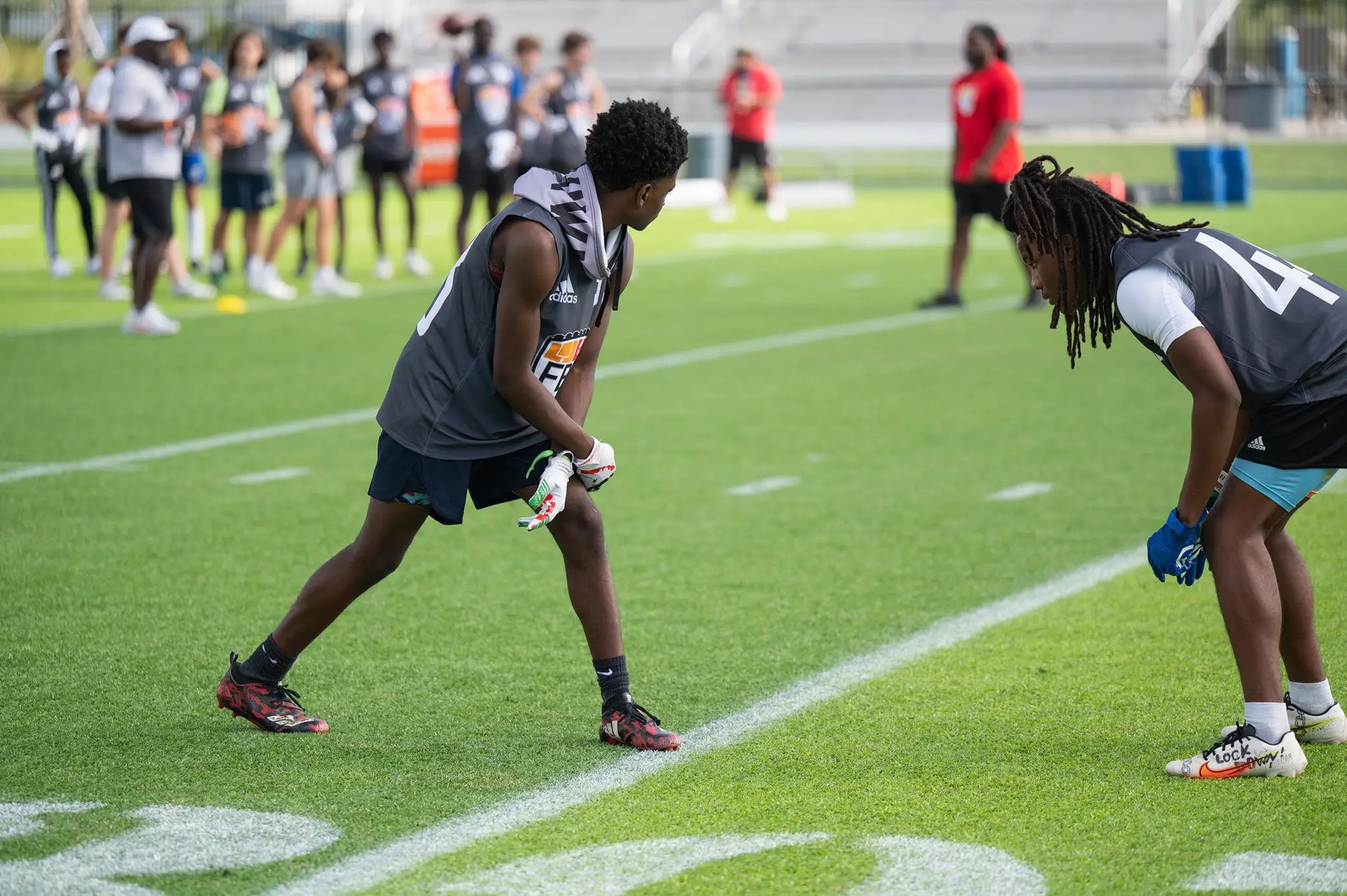 7v7 flag football passing play