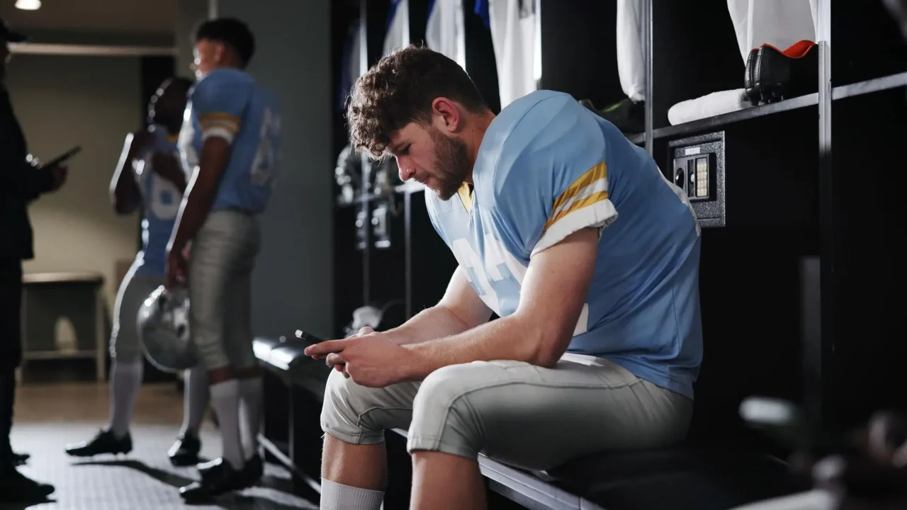Athlete using AI assistant