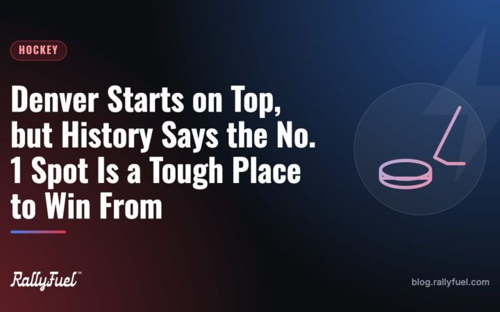 Denver Starts on Top, but History Says the No. 1 Spot Is a Tough Place to Win From