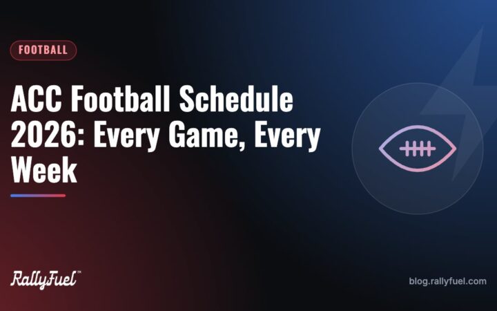 ACC Football Schedule 2026: Every Game, Every Week