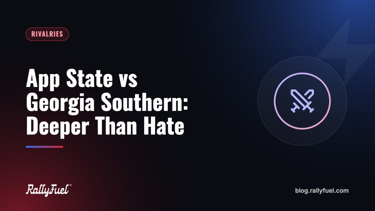 App State vs Georgia Southern Deeper Than Hate rivalry
