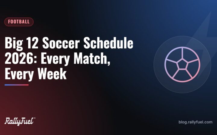 Big 12 Soccer Schedule 2026: Every Match, Every Week