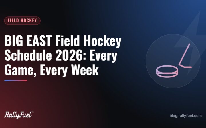 BIG EAST Field Hockey Schedule 2026: Every Game, Every Week