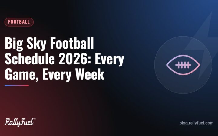 Big Sky Football Schedule 2026: Every Game, Every Week