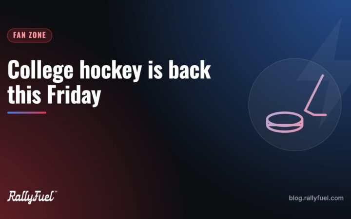 College hockey is back this Friday