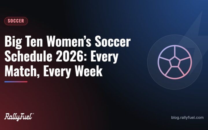 Big Ten Women’s Soccer Schedule 2026: Every Match, Every Week