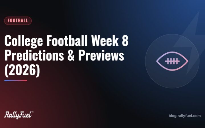 College Football Week 8 Predictions & Previews (2026)