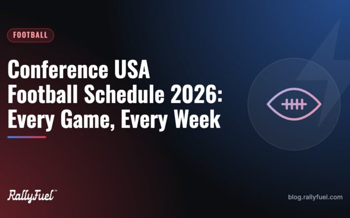 Conference USA Football Schedule 2026: Every Game, Every Week