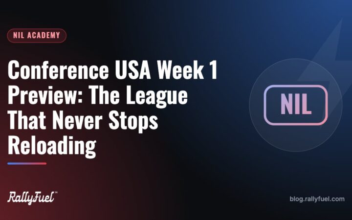 Conference USA Week 1 Preview: The League That Never Stops Reloading