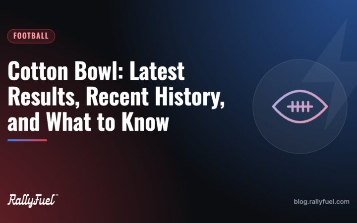 Cotton Bowl: Latest Results, Recent History, and What to Know