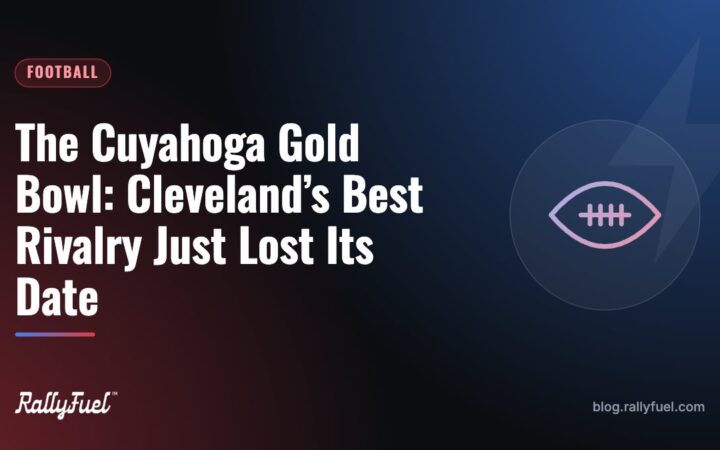 The Cuyahoga Gold Bowl: Cleveland’s Best Rivalry Just Lost Its Date