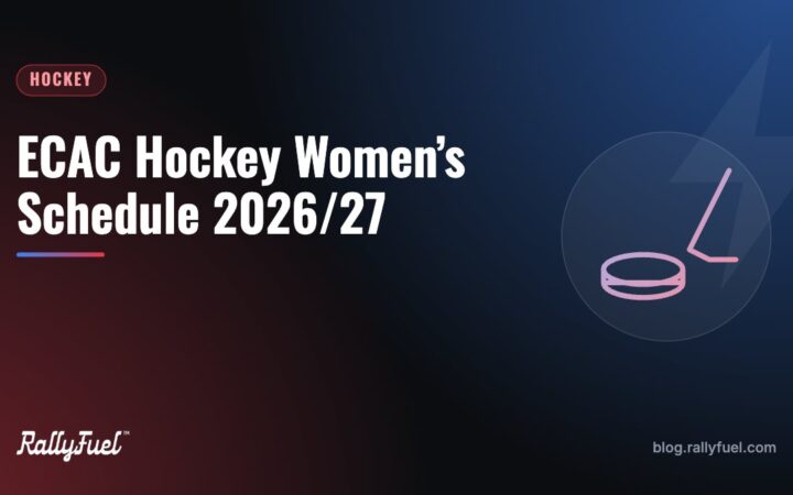 ECAC Hockey Women’s Schedule 2026/27