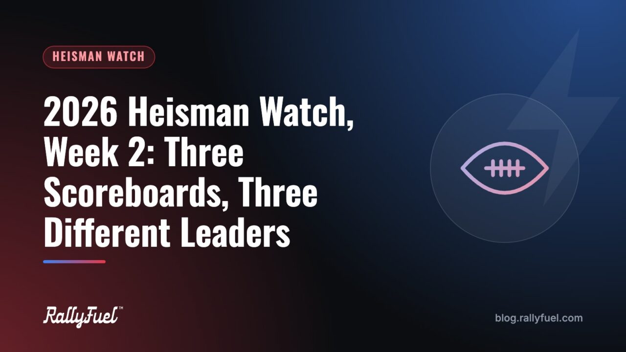 2026 Heisman Watch, Week 2: Three Scoreboards, Three Different Leaders