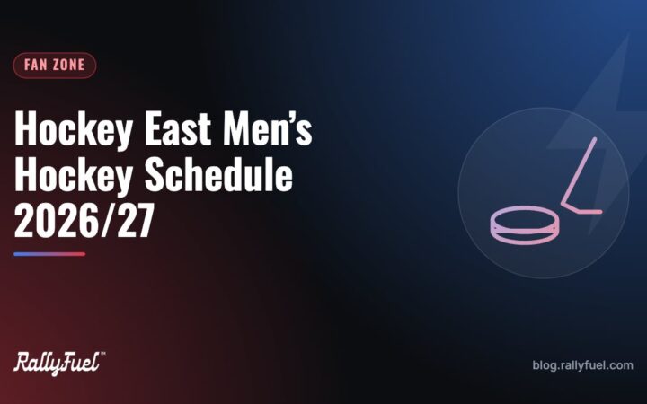 Hockey East Men’s Hockey Schedule 2026/27