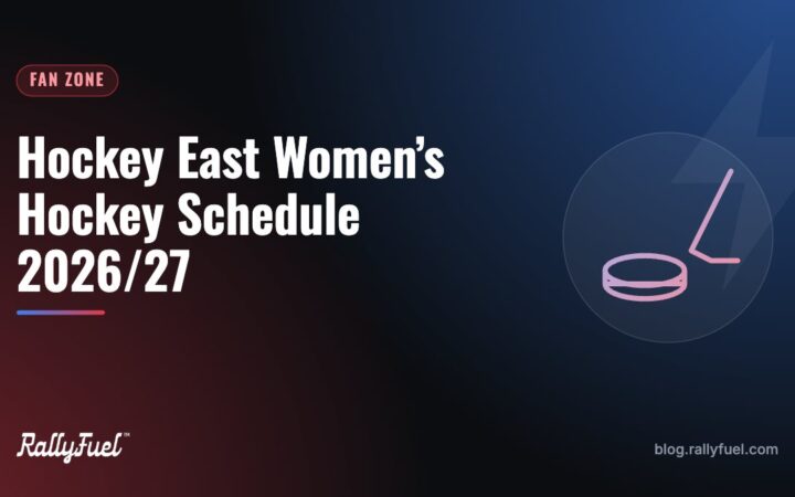 Hockey East Women’s Hockey Schedule 2026/27