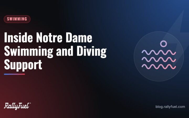 Inside Notre Dame Swimming and Diving Support