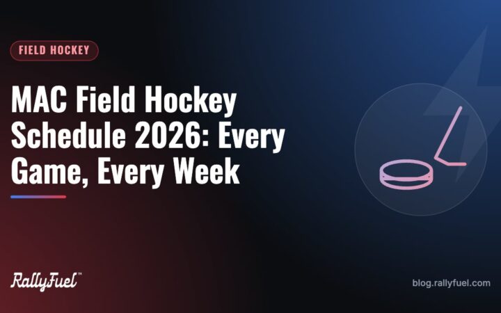 MAC Field Hockey Schedule 2026: Every Game, Every Week