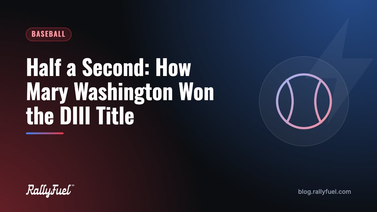 Half a Second: How Mary Washington Won the DIII Title