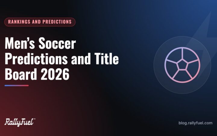 Men’s Soccer Predictions and Title Board 2026
