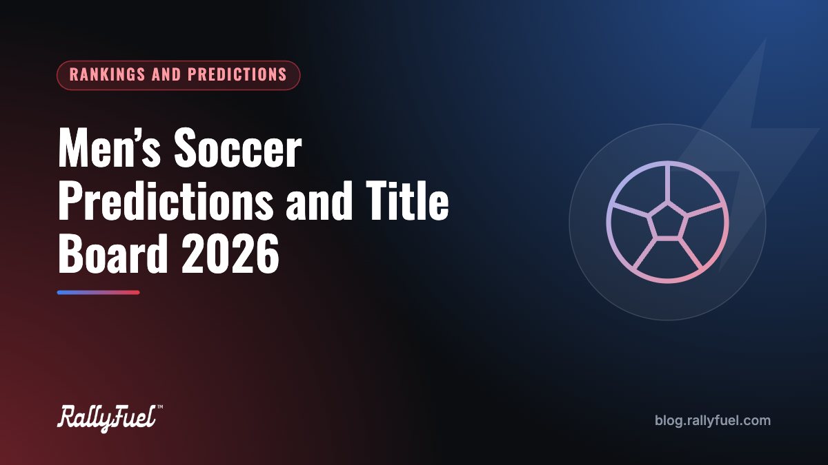 Men’s Soccer Predictions and Title Board 2026