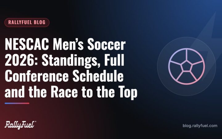 NESCAC Men’s Soccer 2026: Standings, Full Conference Schedule and the Race to the Top