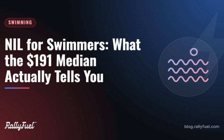 NIL for Swimmers: What the $191 Median Actually Tells You