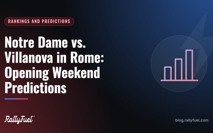 Notre Dame vs. Villanova in Rome: Opening Weekend Predictions