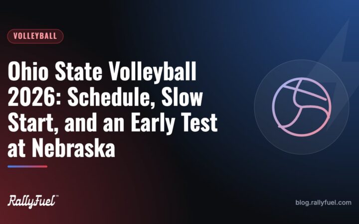 Ohio State Volleyball 2026: Schedule, Slow Start, and an Early Test at Nebraska