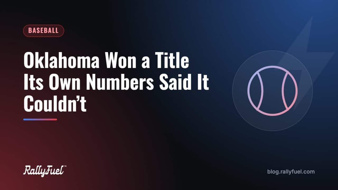 Oklahoma Won a Title Its Own Numbers Said It Couldn’t