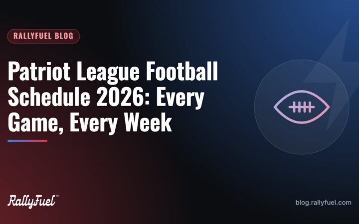 Patriot League Football Schedule 2026: Every Game, Every Week