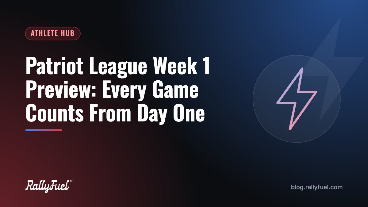Patriot League Week 1 Preview: Every Game Counts From Day One