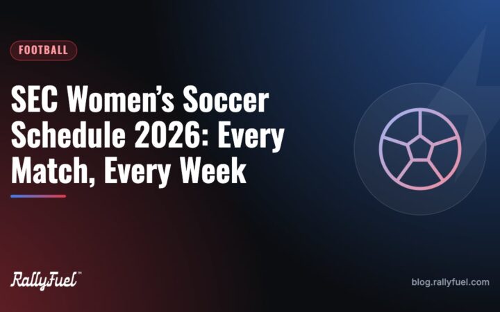 SEC Women’s Soccer Schedule 2026: Every Match, Every Week