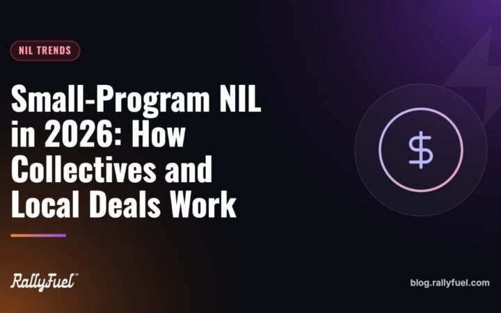 Small-Program NIL in 2026: How Collectives and Local Deals Work