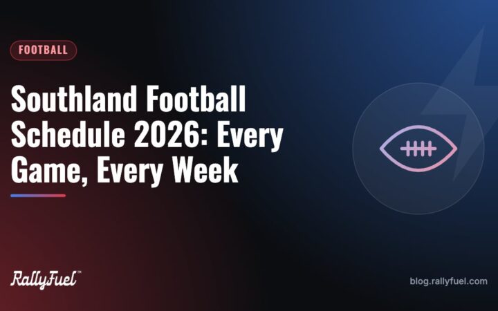 Southland Football Schedule 2026: Every Game, Every Week
