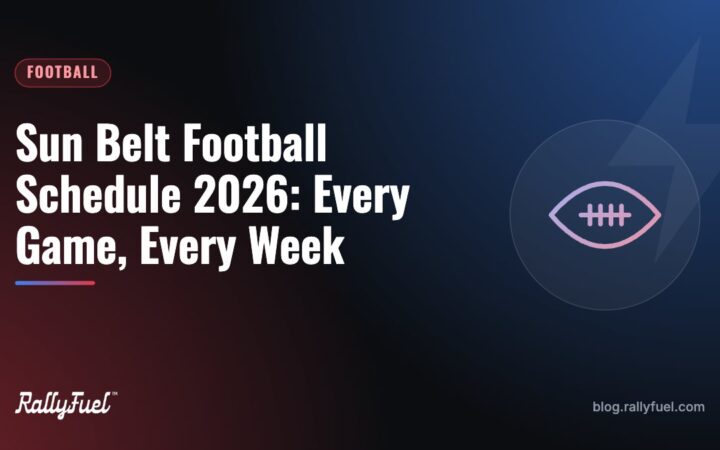 Sun Belt Football Schedule 2026: Every Game, Every Week