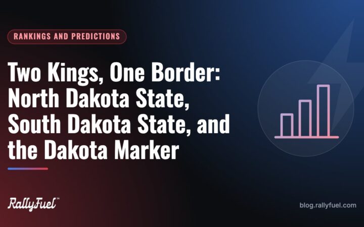 Two Kings, One Border: North Dakota State, South Dakota State, and the Dakota Marker