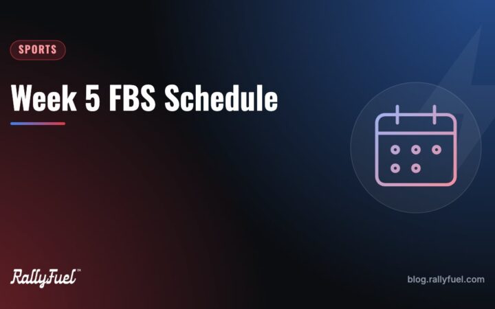 Week 5 FBS Schedule