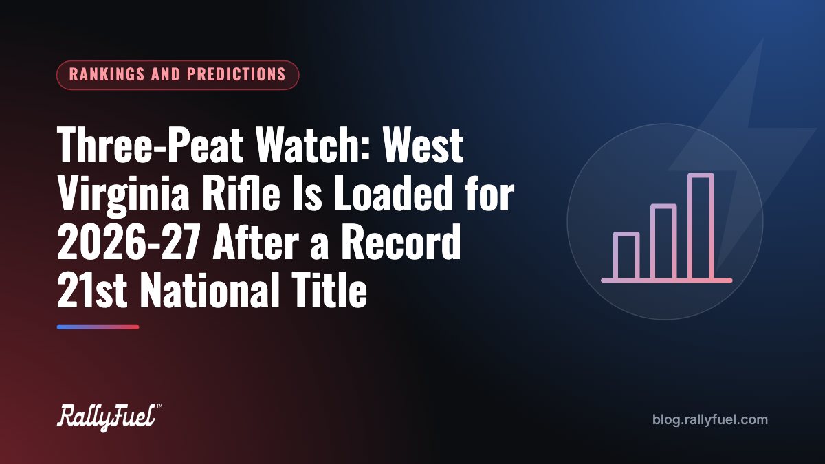 Three-Peat Watch: West Virginia Rifle Is Loaded for 2026-27 After a Record 21st National Title