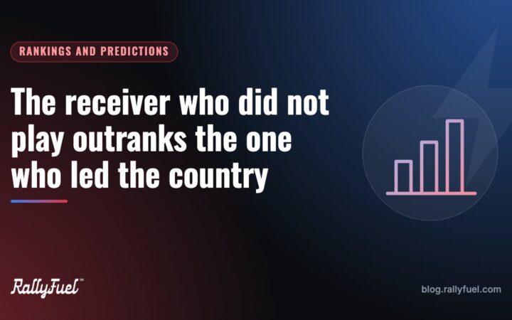 The receiver who did not play outranks the one who led the country